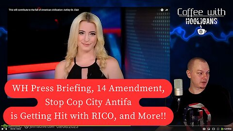 WH Press Briefing, 14 Amendment, Stop Cop City Antifa is Getting Hit with RICO, and More!!