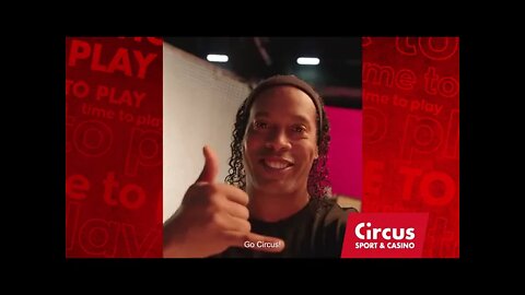 Ronaldinho nieuw gezicht van Circus bookmaker & casino Nederland.Circus Nederland bonus