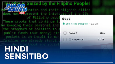 Mga datos ng DOST na apektado ng cyberattack, hindi sensitibo —DICT