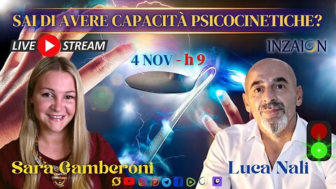 Sai di avere capacità Psicocinetiche? Piegamento dei metalli e Poltergeist. Con Luca Nali