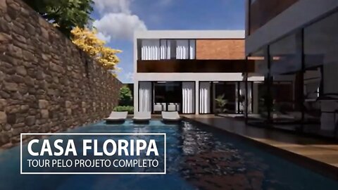 Projeto residencial - CASA FLORIPA 305m² -