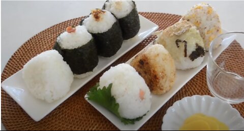 How to make ★Onigiri★8 Basic Rice Balls～基本のおにぎりの作り方 - OVER 1 MILLION YOUTUBE VIEWS