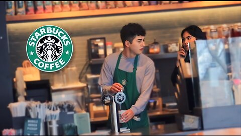 Fake Starbucks Employee Prank!