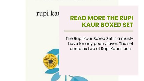 Read More The Rupi Kaur Boxed Set