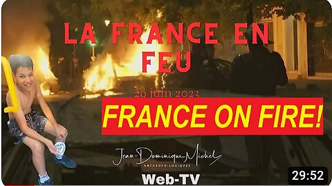 FRANCE IS BURNING! (Exerpt) Anthropo-logiques of 06/29/23 (French/Eng Subs)