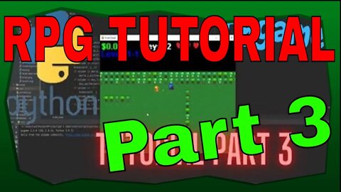 Pygame RPG Tutorial part 3 | Python 2022 | Player movement and Animation