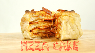 Delicious recipes! How to make pizza cake