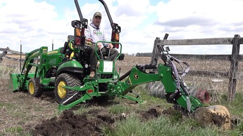 Digging A Grave! Tractors For Business