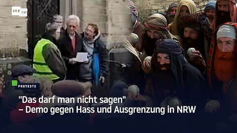 Gerade noch der Steinigung entgangen? – Protesler für Toleranz bringen "Querdenker" zum Schweigen