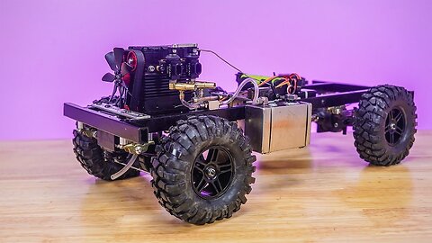 Off Road RC Car with 2 Cylinder Four Stroke Engine