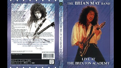 Brian May - 1993-06-15 - Live At The Brixton Academy
