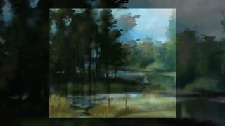 Painting Indian Creek Lake with the @Noah Bradley Brushes