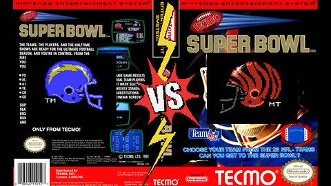 Tecmo Super Bowl - NES (Sephiroth2000 vs Nazcas Last Son) Online Matches