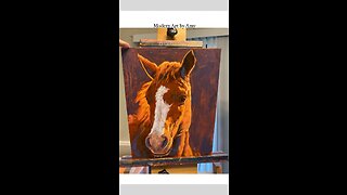 Painting A Majestic Horse - Process Photos, Prophetic Art, Christian Artist, How to Paint in Acrylic