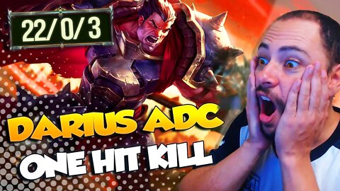 GAMEPLAY DARIUS [2020] DESCOBRI O NOVO META DE DARIUS ADC COM ESSA BUILD Q FICOU MUITO ROUBADA - LOL