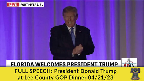FULL SPEECH: President Donald Trump at Lee County GOP Dinner 04/21/23