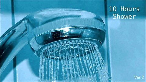 10 Hours - Shower Relaxing Water Running Ambient Sleep Sounds ducha Dusche