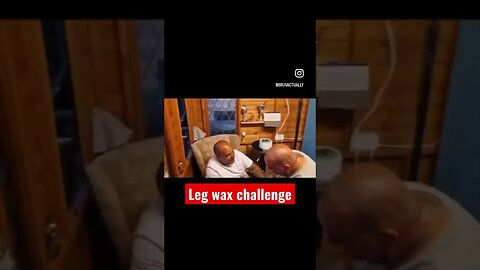 Leg wax challenge #shorts #brothers #challenge