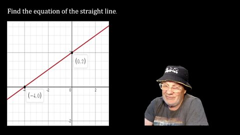 maurieo FINDS THE EQUATION OF A STRAIGHT LINE