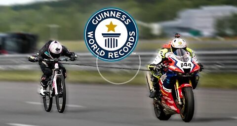 Fastest Towed Bicycle - Guinness World Records