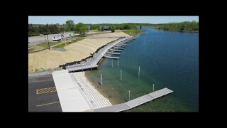 Overview of the new facilities as the Massena Intake Dam in Massena, NY