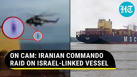 Iranian Forces Attack India-Bound 'Israeli' Vessel In Strait Of Hormuz Amid War Threat | Watch