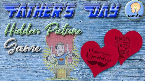 Father's Day Vocabulary Game | Brain Break | Hidden picture | With flashcards link