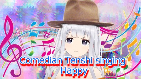Vtuber comedian Shirayuri Lily sings Happy by Pharrell Williams & the mochi version