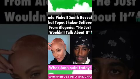 Alopecia!? #shorts #shortsviral #short #jadapinkettsmith #tupac #willsmith #shortsvideo #shortvideo