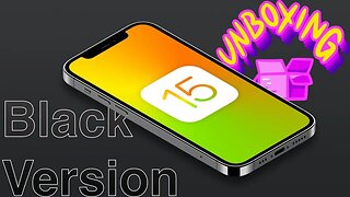 iPhone 15 Black version unboxing