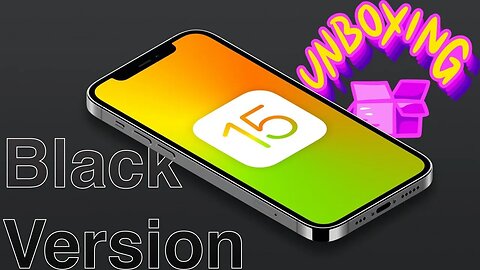 iPhone 15 Black version unboxing