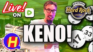 🚨LIVE KENO from Hard Rock Casino Tampa!