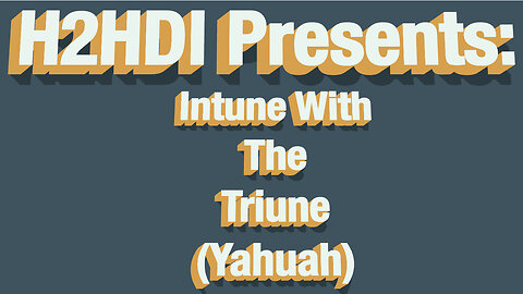 Intune With Triune - Scriptures Concerning Himself (Yahshua)