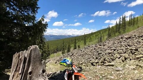 Timberline Trail, Taylor Park Colorado on the Dirt Bike - Part 3 of 3