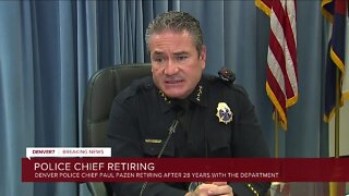 Denver Police Chief Paul Pazen announces retirement