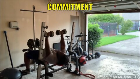 Motivation with Mike Nuke: Commitment #fitnessislife #letsgooooo!