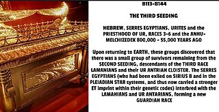HEBREW, SERRES EGYPTIANS, URITES and the PRIESTHOOD OF UR, RACES 3-6 and the ANNU-MELCHIZEDEK 800,00