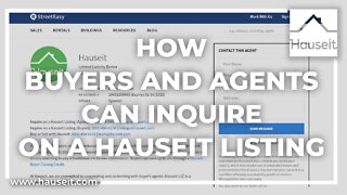 How Buyers and Agents Can Inquire on a Hauseit Listing