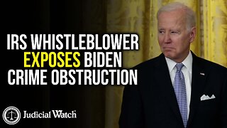 BREAKING! IRS Whistleblower EXPOSES Biden Crime Obstruction!
