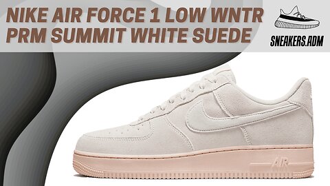 Nike Air Force 1 Low White Premium Winter Summit White Suede - DO6730-100 - @SneakersADM