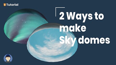 Two ways to make a sky dome in Blender & GIMP