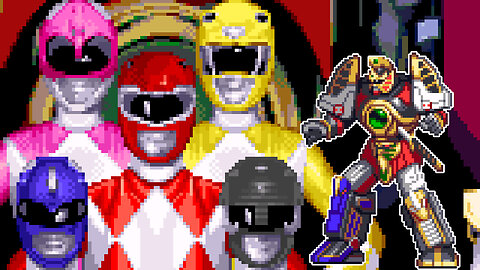 Longplay - [SNES] Mighty Morphin Power Rangers: The Fighting Edition