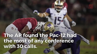 SEC And Pac-12 Lead NCAA Football In "Targeting Calls"