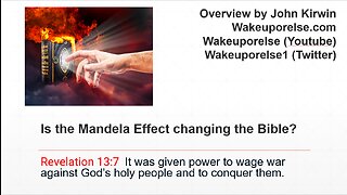 Is The Mandela Effect Really Changing The Bible?