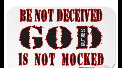 God is Not Mocked