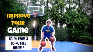 Improve Your SKILLS and SHOOTING with this UNCUT ADVANCED BASKETBALL WORKOUT