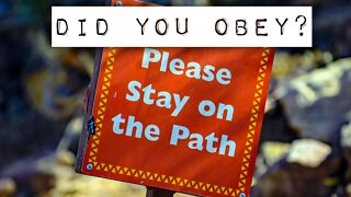 Did You Obey?