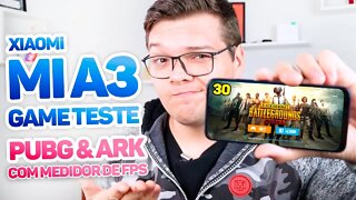 Mi A3 - Teste em Jogos (PUBG e ARK) Com medidor de FPS! | L Tech