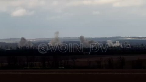 Rocket artillery strike on Ukrainian militants in the Zaporozhye region