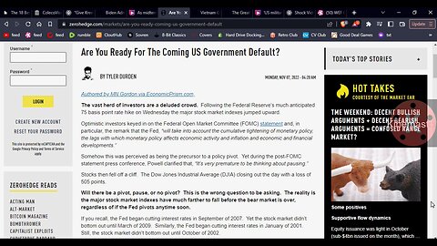 2022 2023 Get Ready For The Coming US Government Default